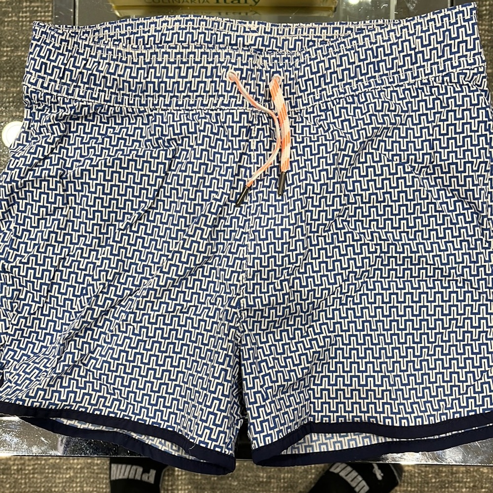 Crewcuts J Crew Boys Size 12 swim Trunks blue pattern